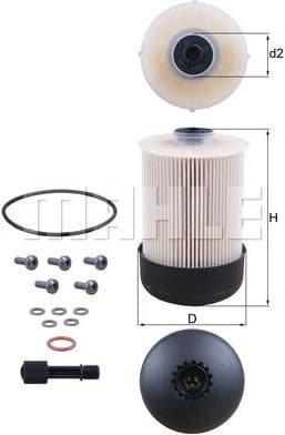 Filter diesel fuel KX338/22D - image 3