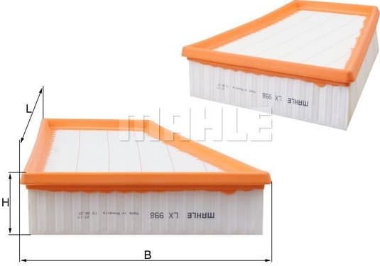 Filter air LX998 - image 3