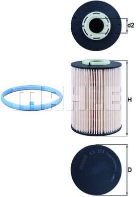 Filter diesel fuel KX393D - image 2