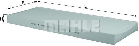 Filter cabin LA167 - image 3