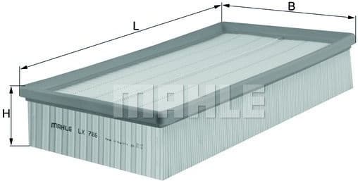 Filter air LX786 - image 3