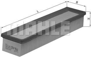 Filter air LX1258 - image 3