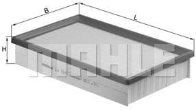 Filter air LX1571 - image 3