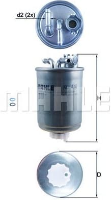 Filter diesel fuel KL410D - image 3