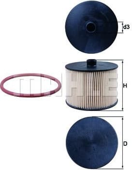 Filter diesel fuel KX201D - image 2
