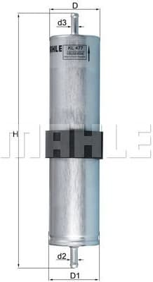Fuel Filter KL477 - image 2