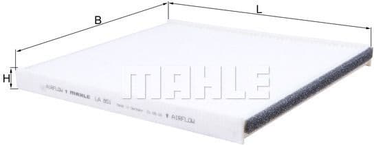 Filter, cabin air LA851 - image 2