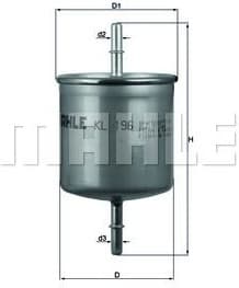 Fuel Filter KL196 - image 3