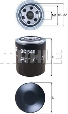 Filter oil OC540 - image 2