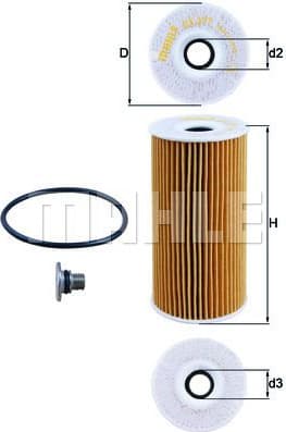 Filter oil OX377D - image 2