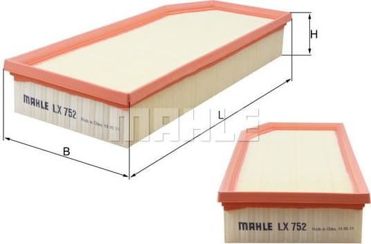 Filter air LX752 - image 3