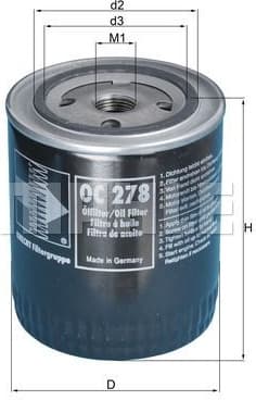 Filter oil OC278 - image 3