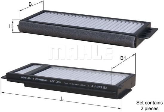 Filter, cabin air LAK346/S - image 2