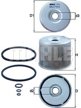 Filter diesel fuel KX23D - image 2