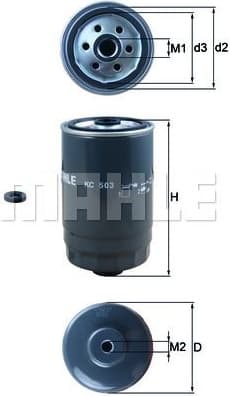 Filter diesel fuel KC503D - image 2