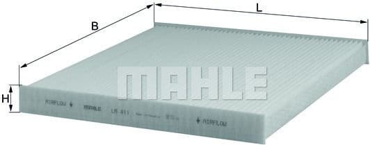 Filter cabin LA411 - image 3