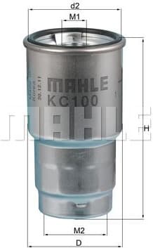 Filter diesel fuel KC100D - image 3