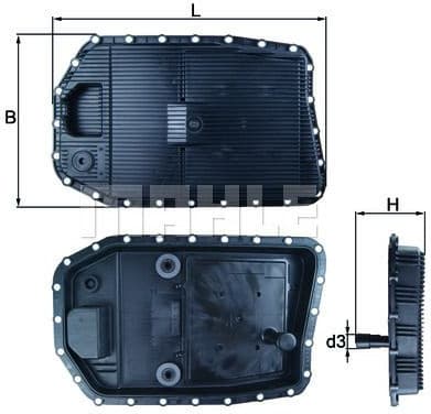 Filter automatic gearbox HX154 - image 3