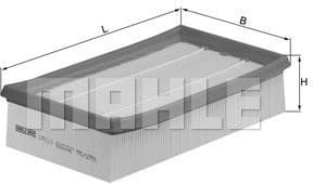 Filter air LX933/3 - image 2