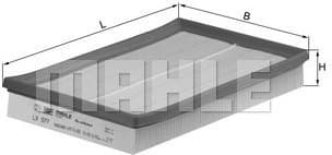 Filter air LX977D - image 3