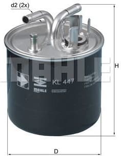 Filter diesel fuel KL447 - image 3