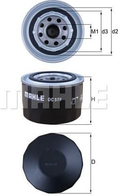 Filter oil OC570 - image 3