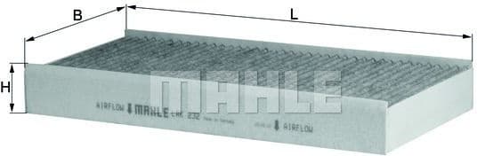 Filter cabin LAK232 - image 3