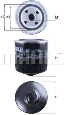 Filter oil OC145 - image 3