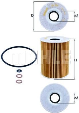 Filter oil OX254D2 - image 2