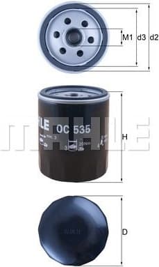 Filter oil OC535 - image 3