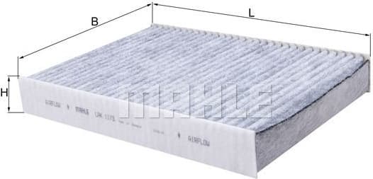 Filter cabin LAK1173 - image 3