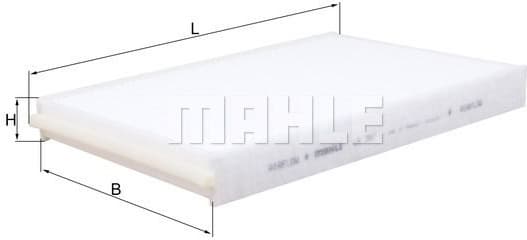 Filter cabin LA387 - image 3