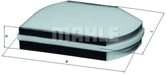 Filter cabin LA37 - image 3