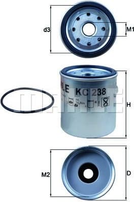 Fuel Filter KC238D - image 2