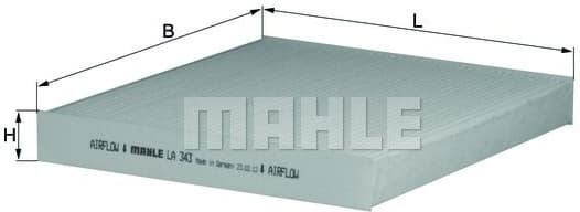 Filter cabin LA343 - image 2