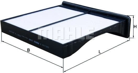 Filter cabin LA461 - image 2