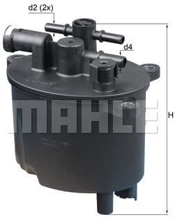 Filter diesel fuel KL581 - image 2