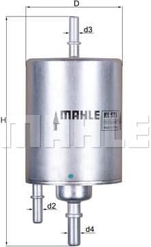 Filter diesel fuel KL571 - image 6
