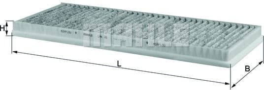 Filter, cabin air LAK45 - image 2