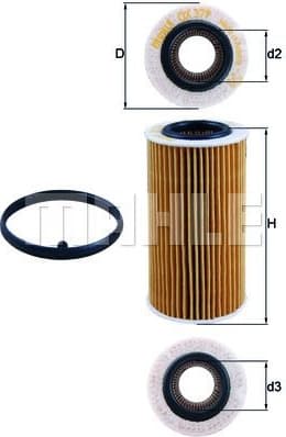 Filter oil OX379D