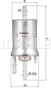 Filter petrol KL572 - image 6