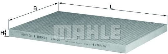 Filter, cabin air LAK36 - image 2