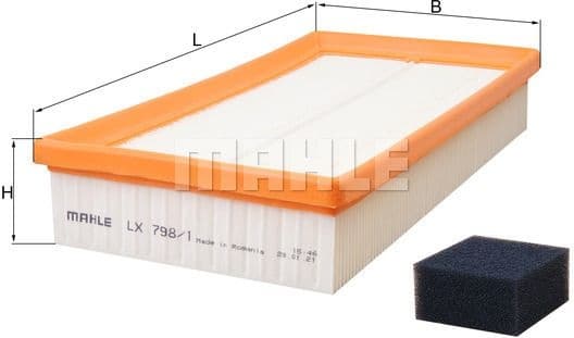 Filter air LX798/1 - image 3