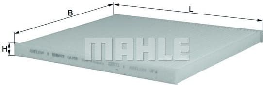 Filter cabin LA298 - image 2