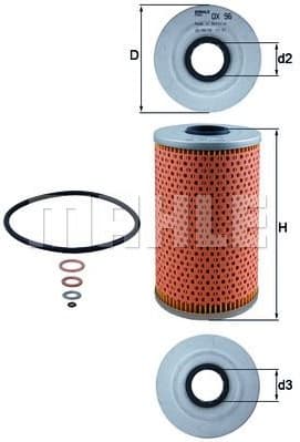 Filter oil OX96D - image 2