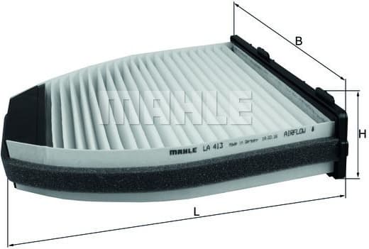 Filter, cabin air LA413 - image 2