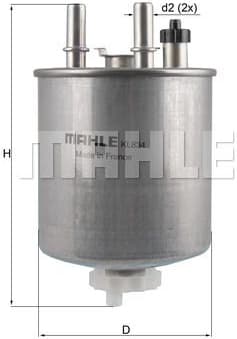 Filter diesel fuel KL834 - image 3