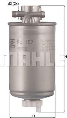 Filter diesel fuel KL197 - image 2
