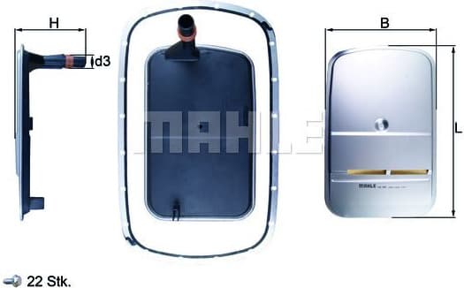 Hydraulic Filter, automatic transmission HX165KIT - image 2