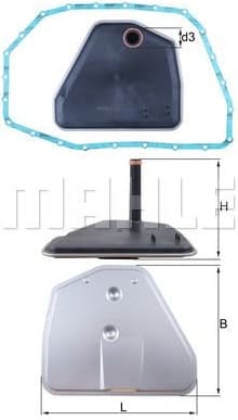 Filter automatic gearbox HX164D - image 2